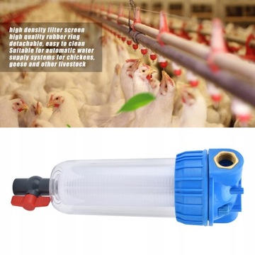 Filtr wody drobiowej ABS Automatyczny filtr wody