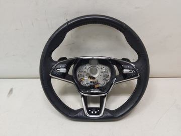 KIEROWNICA SKODA OCTAVIA IV GRZANA ŁOPATKI MULTI
