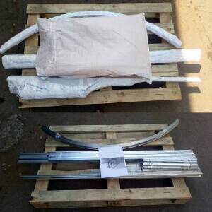 Теплица-туннель Весна 2х4м УВ4 Томатная пленка. Овощной туннель.