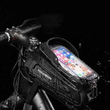 Rockbros Bicycle Bag Водонепроницаемая велосипедная сумка на рамку для большого телефона