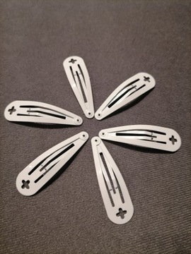 Spinki pyki białe 50mm tik tak