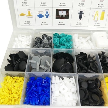 Набор зажимов-булавок, 730 шт., универсальный.