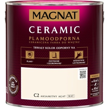 Farba Magnat Ceramic C2 Aksamitny Agat 2,5L