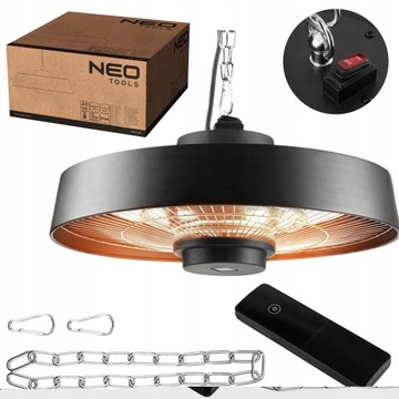 PROMIENNIK SUFITOWY z PILOTEM 2000W NEO 90-038