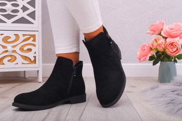 БОТИНКИ ЖЕНСКИЕ, ЧЕРНЫЕ КЛАССИЧЕСКИЕ ТУФЛИ НА ПЛОСКОЙ ПЛОСКОЙ ПЛОСКОСТИ.