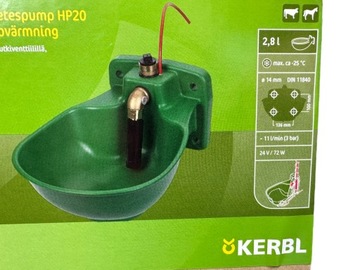 Поилка с трубным клапаном HP20 с трубным подогревом