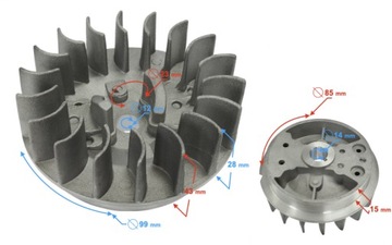 MAGNETO POCKET MINI BIKE CROSS QUAD ALU