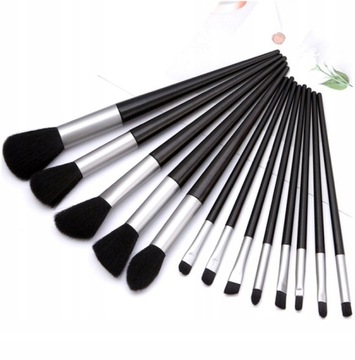 Набор из 13 профессиональных кистей для макияжа + подарочный футляр.