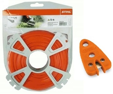 Żyłka tnąca Stihl pomarańczowa 2,4mm 83m kwadrat
