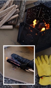 УЛИЧНЫЙ ОГНЕРУБНЫЙ КОВРИК ДЛЯ ГРИЛЯ ДЛЯ КАМИНА, КУСТОК ДЛЯ ПИКНИКА