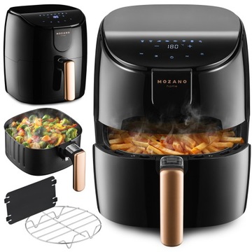 FRYTKOWNICA BEZTŁUSZCZOWA NIEPRZYWIERAJĄCA AIRFRYER DO MIĘS FRYTEK 1500W