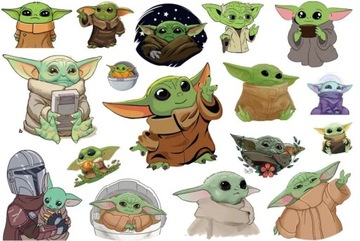 TATUAŻE ZMYWALNE DLA DZIECI STAR WARS YODA CG324