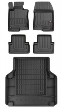 Set 3D gumové rohože Honda Accord 8 Kombi 2008-2012