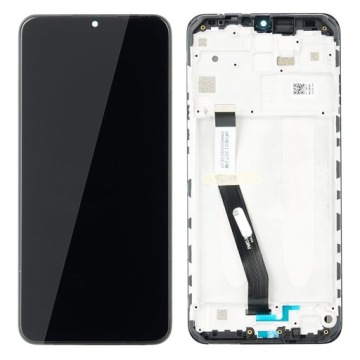 Org LCD displej Xiaomi Redmi 9 Černý (black) S Rámečkem