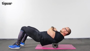 Ролик гладкий массажер Tiguar Fascia 30/15см