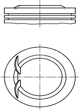 MAHLE 011 02 00 PÍST