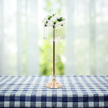 Подставка для цветов со стразами 20х58см