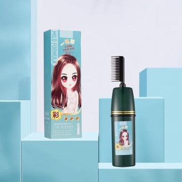 Стойкая, безопасная, мягкая краска для волос на растительной основе.