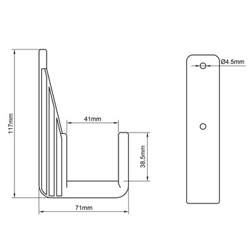 НАСТЕННАЯ ПОДВЕСКА ДЛЯ МАРШРУТИЗАТОРА ORANGE FUNBOX 6 — 2 ШТ.