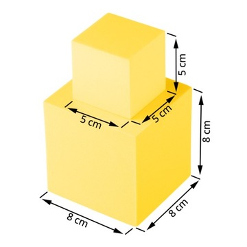 FreePower Cube 8см ЖЕЛТЫЙ для фотографии ЖЕЛТЫЙ