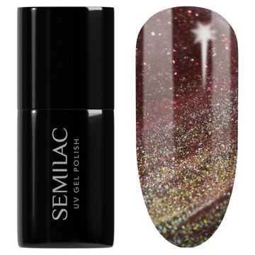 SEMILAC LAKIER HYBRYDOWY 824 DIGITAL RED 7ML