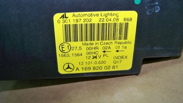 MERCEDES A W169 08R SVĚTLO PŘEDNÍ PRAVÁ