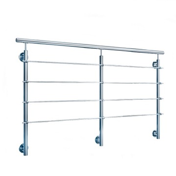 Balkon francuski, światło okna 180 cm, stal nierdz