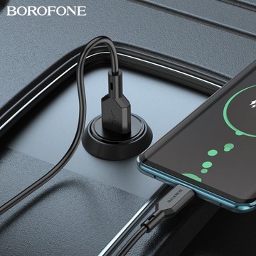 Szybka ładowarka samochodowa QC3.0 3A 18W + kabel USB Typ Typu C USB-C 1M