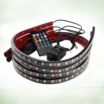 КОМПЛЕКТ ОСВЕЩЕНИЯ ШАССИ АВТОМОБИЛЯ ПОДСВЕТКА СВЕТОДИОДНЫЕ ЛЕНТЫ АВТО