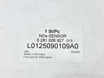 ЛЯМБДА ДАТЧИК NOX MERCEDES 0281006927