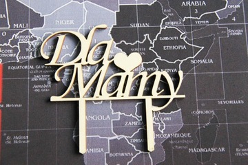 Топпер Надпись на День Матери Для Мамы, Дорогая Мамочка, 5 шт