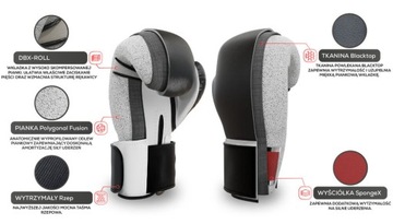 БОКСЕРСКИЕ ПЕРЧАТКИ ДЛЯ ТРЕНИРОВОЧНЫХ БОКСЕРСКИХ ПЕРЧАТОК DBX BUSHIDO 10 унций