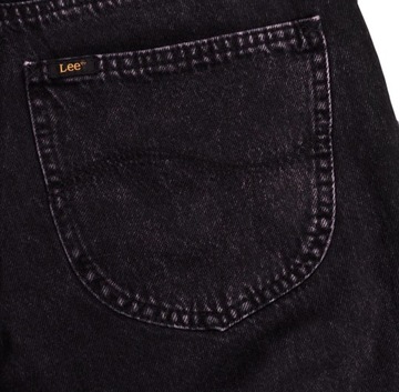 LEE spodnie BLACK jeans MOM STRAIGHT _ W31 L33