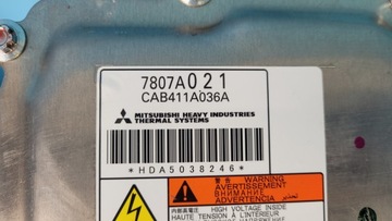 MITSUBISHI OUTLANDER III PHEV 20r ИНВЕРТОР-ПРЕОБРАЗОВАТЕЛЬ 7807A021