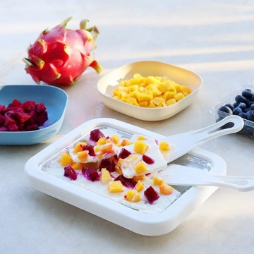 ЛЬДОМАШИНА ДЛЯ ПРИГОТОВЛЕНИЯ ТАЙСКОГО МОРОЖЕНОГО