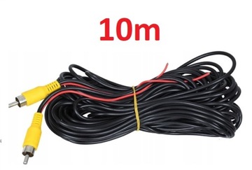 PRZEWÓD DO KAMERY COFANIA KABEL 10m CINCH RCA AV