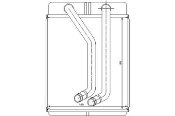 NISSENS RADIÁTOR (169X195X22) KIA MAGENTIS 2.0/