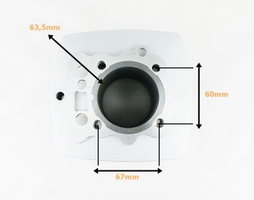 КОМПЛЕКТ ЦИЛИНДР + ГОЛОВКА. CG200CCM (63,5 мм) — воздух