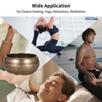 Тибетская поющая чаша ручной работы Будда Тибетский удар