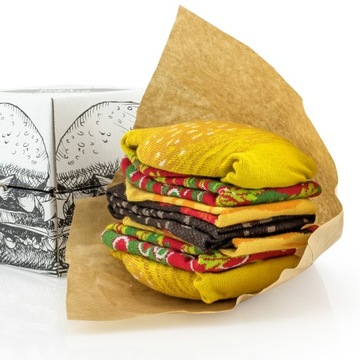 Мужские забавные носки BURGER 41-46