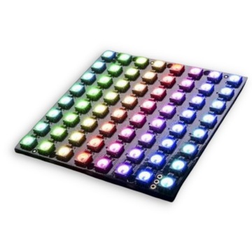 Светодиодный модуль 64 диода WS2812 5050 Светящаяся матрица MATRIX - 5В 8х8 см Arduino