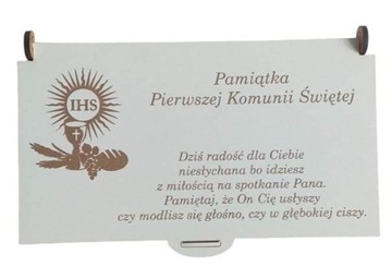 BIAŁE PUDEŁKO NA PIENIĄDZE PIERWSZA KOMUNIA ŚWIĘTA