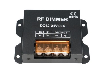 STEROWNIK ŚCIEMNIACZ LED RF RADIOWY PILOT TAŚMA LED 30A 360W PROFESJONALNY