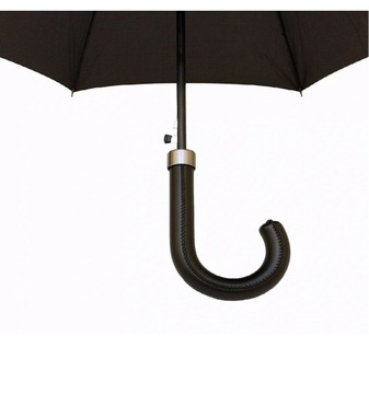 Зонт из ПОЛЬСКОГО ВОЛОКНА, ручка как КОЖАНАЯ.