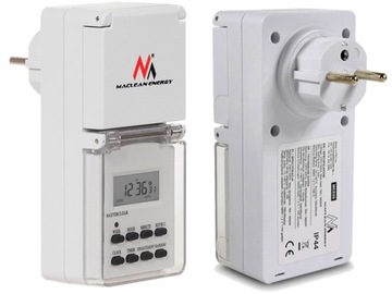 TIMER ZEWNĘTRZNY WYŁĄCZNIK CZASOWY PROGRAMATOR LCD 3600W MACLEAN MCE08