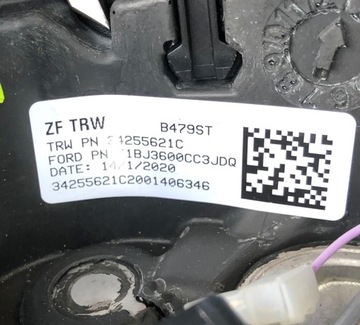 FIESTA MK8 ST KIEROWNICA SKÓRA TEMPOMAT GRZANA