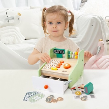 ДЕРЕВЯННЫЙ КАССОВЫЙ СКАНЕР БАНКНОТ CLASSIC WORLD АКСЕССУАРЫ