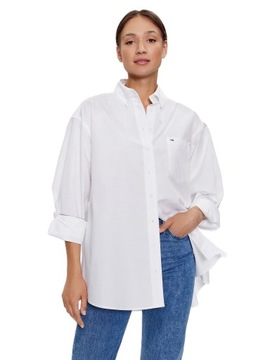 TOMMY JEANS SHIRT - KOSZULA BIAŁA DAMSKA L