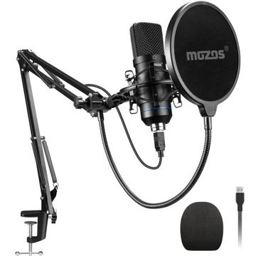 MOZOS MKIT-700PRO v2 USB конденсаторный микрофон полный НАБОР ДЛЯ ГЕЙМЕРОВ