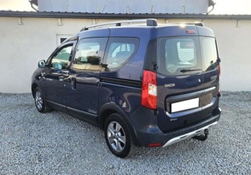 Dacia Dokker Mikrovan Facelifting 1.2 TCe 115KM 2017 Dacia Dokker STEPWAY Sliczny 1.2 Benzyna WYJATKOWY Bogaty ORYGINAL Zadbany, zdjęcie 3